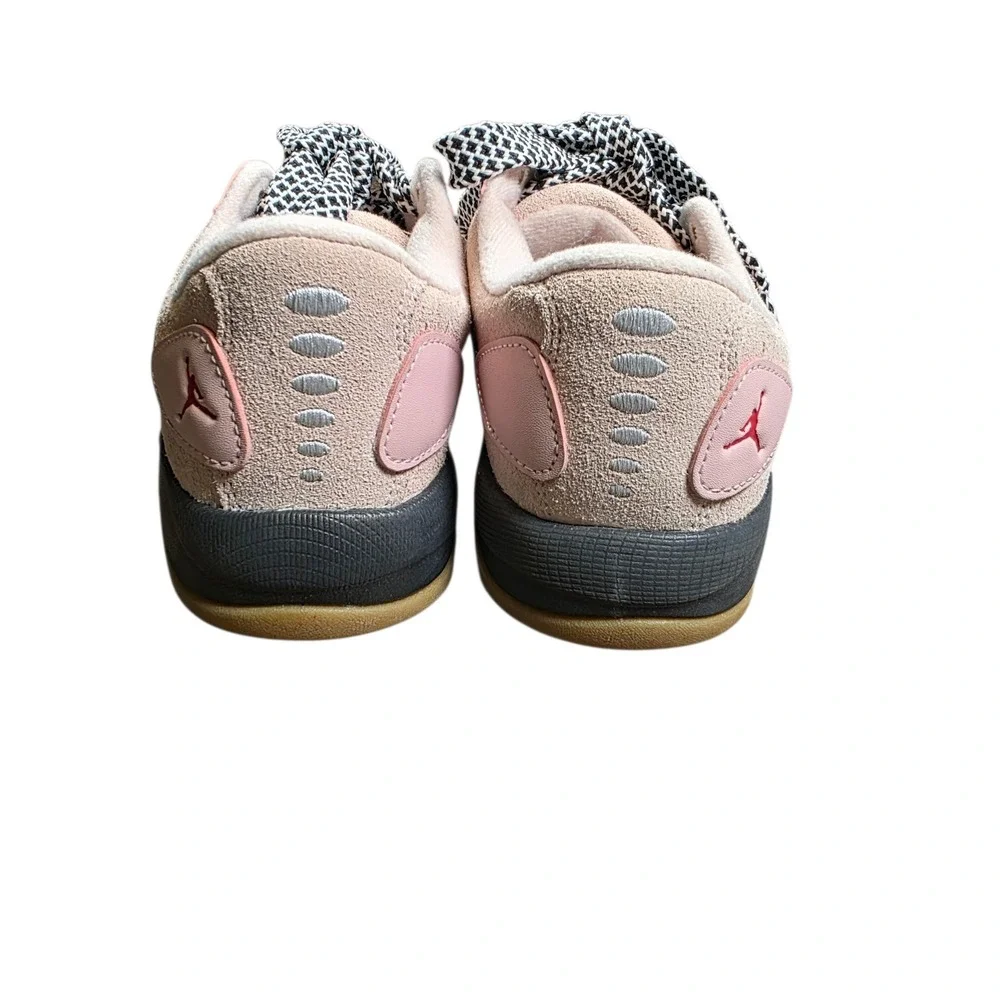 Nike Jordan Pink Black Gum Atmoshphere Suede Skate Shoes Mens 9 IB3731-600